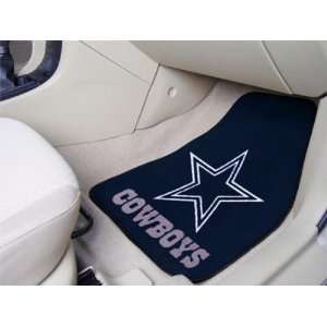  Dallas Cowboys Printed Carpet Car Mat 2 Piece Set Sports 