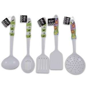  Kitchen Tools with Flower Print, 6 Assorted Case Pack 48 