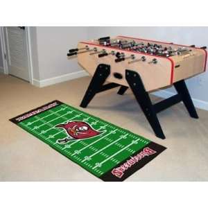 Tampa Bay Bucs Buccaneers Football Field Runner Area Rug/Carpet 