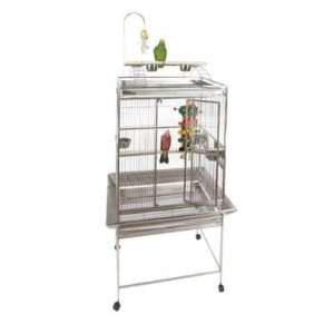  A and E Cage Co. Bayard Playtop Bird Cage Pure White, Pure 