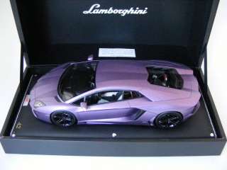 18 MR Lamborghini Aventador 2011 Matt Metallic Purple Limited to 20 