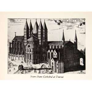  Tournai Notre Dame Cathedral Gothic Romanesque Architecture Belgium 