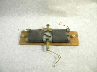 SCALE O GAUGE SWITCH MACHINE MAKE UNKNOWN MOTOR MEASURES 3 3/4 