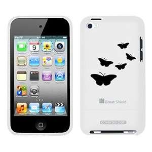  5 Butterflies on iPod Touch 4g Greatshield Case  