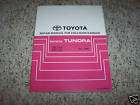 TOYOTA Camry Repair Manual for Collision Damage 1991  