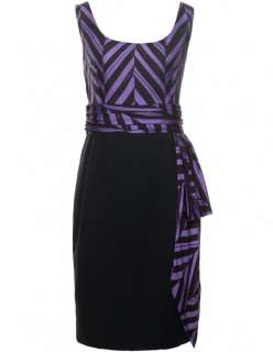 MILLY Marcella Striped Silk Print Combo Dress 0XXS UK 4 NWT $375 