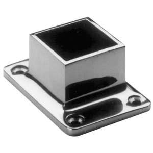  Polished Chrome Cut Flange for 2inch Diameter Square 