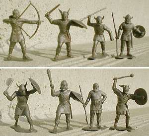 MARX Toy Soldiers Reissued 60MM MARX Viking Figures in 8 Great poses 