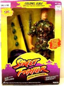   Guile Street Fighter Action Figurine Collectible Hasbro Toy  