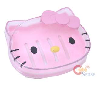 Sanrio Hello Kitty Soap Case /Tray Pink Face   Licensed  