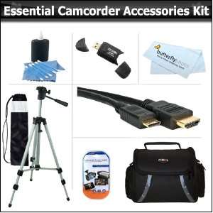  Essential Accessory Kit For Toshiba Camileo H30 X100 HD 
