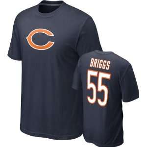   #55 Navy Nike Chicago Bears Name & Number T Shirt