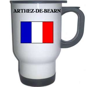  France   ARTHEZ DE BEARN White Stainless Steel Mug 