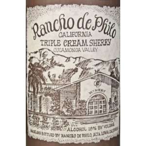  Rancho de Philo Triple Cream Sherry (California) Beauty