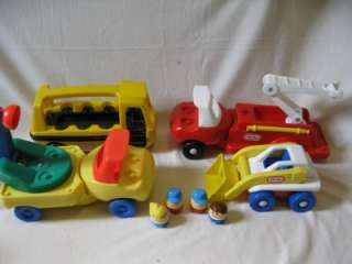 LITTLE TIKES TODDLE TOTS FIRETRUCK LOADER SCHOOLBUS BABY DAYCARE 