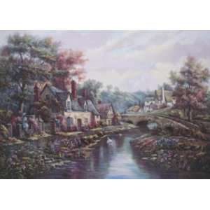  Valley Of River Beck Poster Print