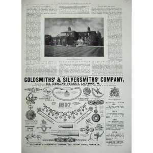  1897 Clock House Beckenham Advertisement Jewellery