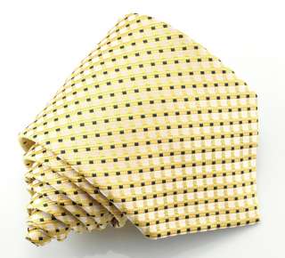   Handmade Jacquard Woven Silk Special Yellow Neck Tie B08 075N8  