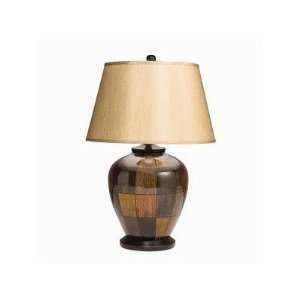 Kichler Westwood Colorblock One Light Portable Table Lamp with Caramel 