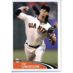   Sticker #296 Tim Lincecum San Francisco Giants Sports Collectibles