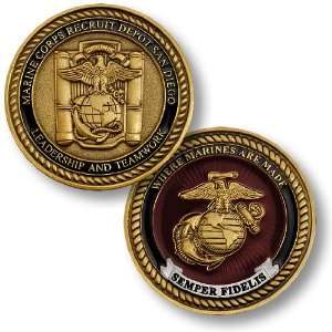  Marine Corps Recruit Depot San Diego Challenge Coin 