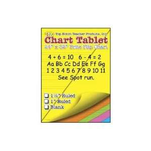  Chart Tablets 24x32 Assorted Ruled