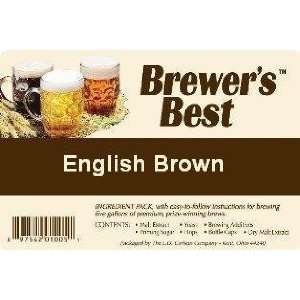    English Brown Ale Homebrew Beer Ingredient Kit 