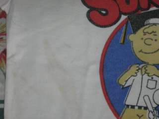 vintage 80s CHARLIE BROWN PEANUTS SNOOPY UNO 25 shirt  