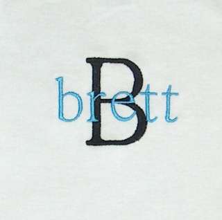   Custom Monogram Baby Boy or Girl INITIAL & NAME ONESIE T Shirt  
