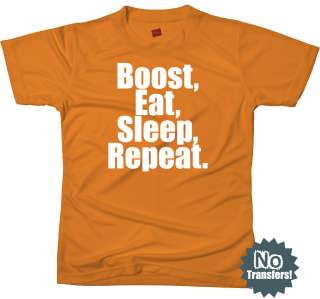 BOOST Eat Sleep Funny Nitro Turbo NOS New Mens T Shirt  