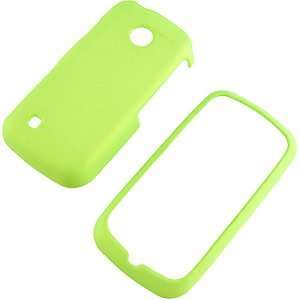  Cool Green Rubberized Protector Case for LG Cosmos Touch 