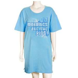Chase Authentics #14 Tony Stewart Ladies Light Blue Mornings Are The 