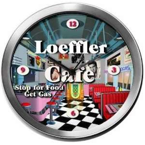  LOEFFLER 14 Inch Cafe Metal Clock Quartz Movement Kitchen 