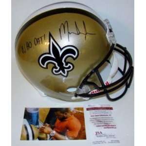 Mark Ingram WHO DAT SIGNED F/S Saints Helmet JSA   Autographed NFL 