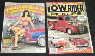 LOWRIDER Dec. 1999, LOWRIDER PICKUPS #21. Two great vintage magazines 