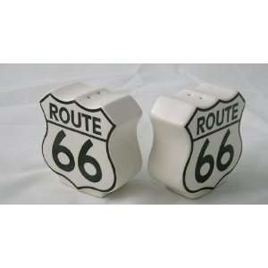  Route 66 Shield Salt and Pepper Shakers