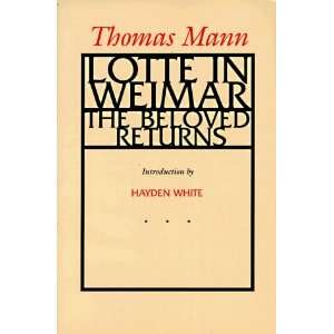   Lotte in Weimar The Beloved Returns [Paperback] Thomas Mann Books