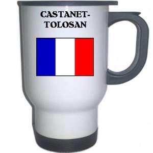  France   CASTANET TOLOSAN White Stainless Steel Mug 