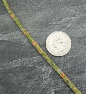   strand of unakite stone beads the bead strands measure approximately