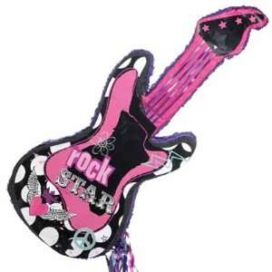  Rocker Girl Guitar Pinata Toys & Games