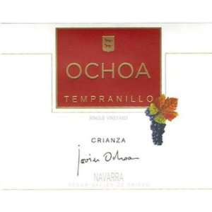   2006 Bodegas Ochoa Crianza Tempranillo 750ml Grocery & Gourmet Food