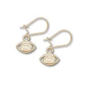   Football Dangle Earrings   14KT Gold Jewelry