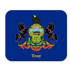  US State Flag   Troy, Pennsylvania (PA) Mouse Pad 