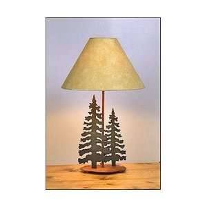  Avalanche Ranch   Trees Table Lamp