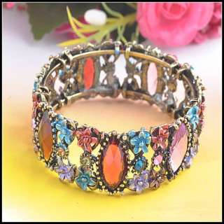 Wholesale 12Pcs Victorian Crystals Cuff Bracelet Bangle  