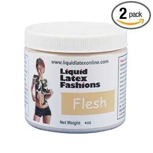  Liquid Latex Fashions Ammonia Free Body Paint, Flesh, 4 