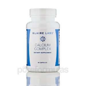 Klaire Labs Calcium Complex 200 mg 90 Capsules