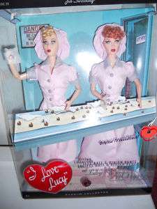 Doll I LOVE LUCY Job Switching Barbie Dolls MIB 2008  
