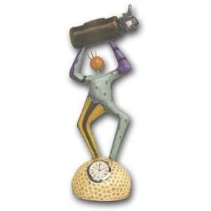 Golfball Guy Clock Allen Studio Designs