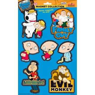  Family Guy Magnet Collection   7 Die Cut Magnet Set 